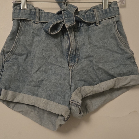 Garage Light Blue Jean Shorts - Picture 3 of 3